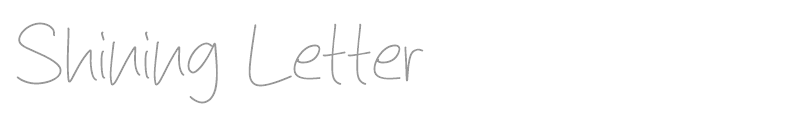 Shining Letter